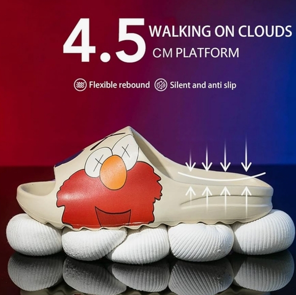 UnisexThick Soft Slides Slippers,Beach Shoes Water Shoes Non-Slip Indoor/outdoor - Picture 3 of 9